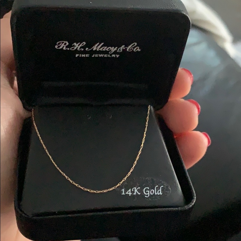 14k gold thing chain